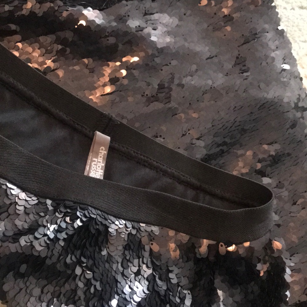 Dark blue/gray sparkly NYE skirt